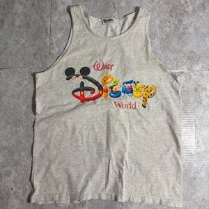 Vintage Disney Tank Top Thrashed Medium Summer‎ Streetwear